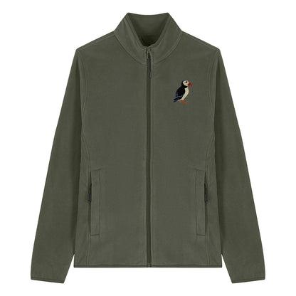 Puffin Embroidered Women's Fleece Jacket