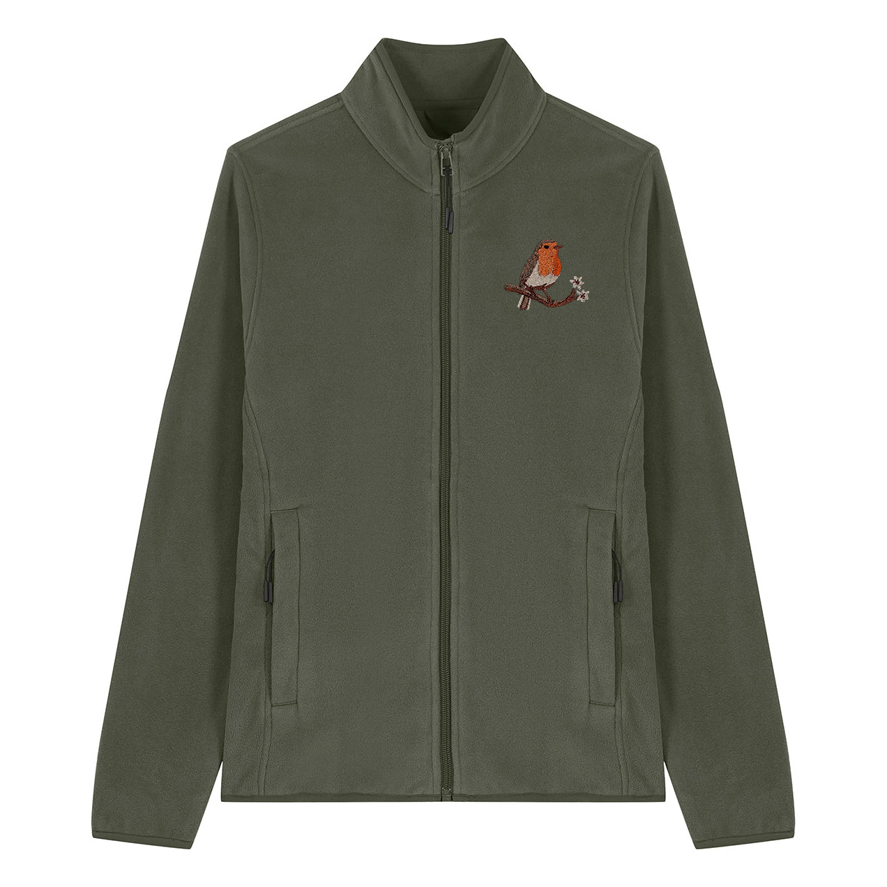 Robin Embroidered Women's Fleece Jacket