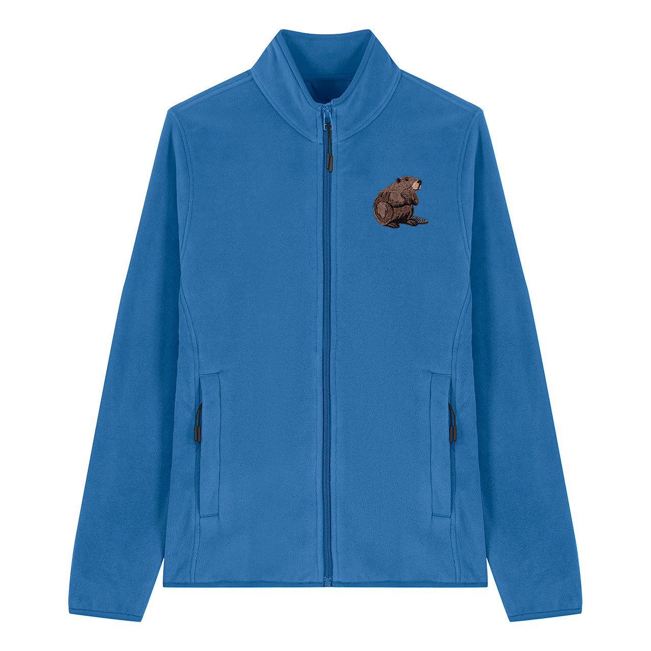Beaver Embroidered Women's Fleece Jacket