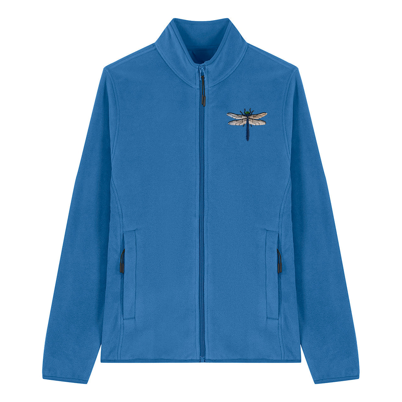 Dragonfly Embroidered Women's Fleece Jacket