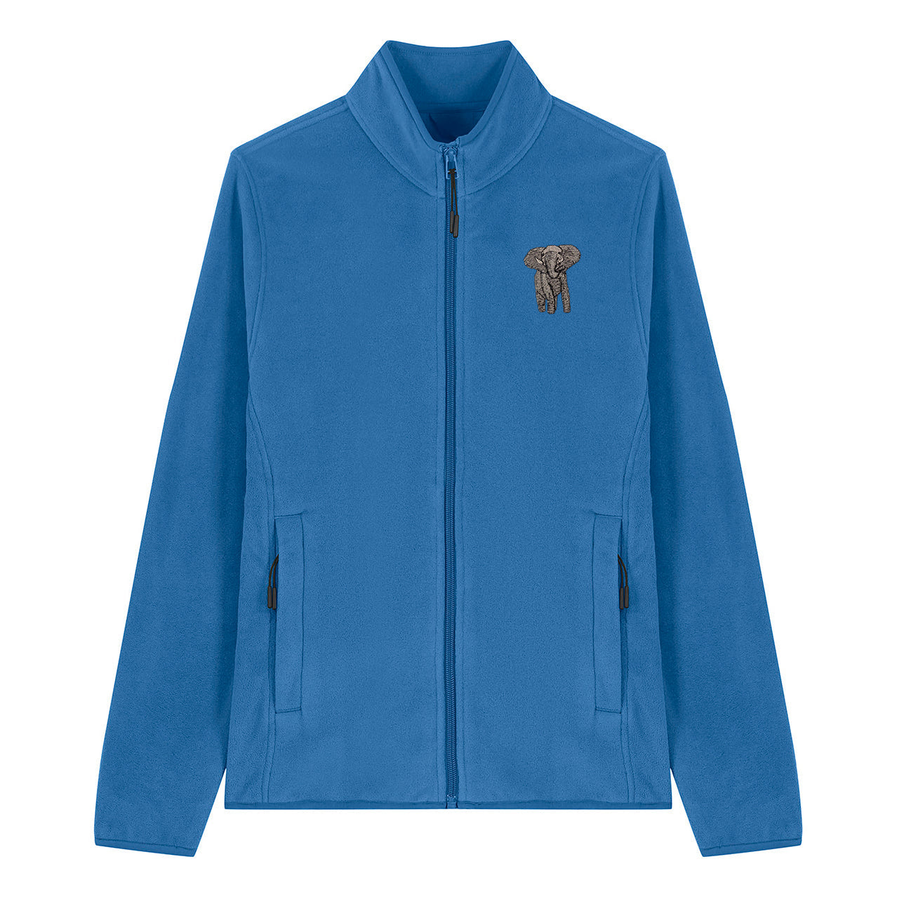 Elephant Embroidered Women's Fleece Jacket