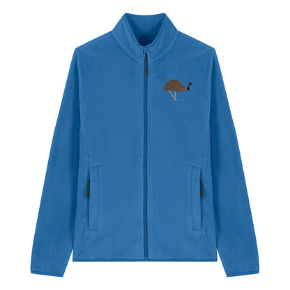 Emu Embroidered Women's Fleece Jacket