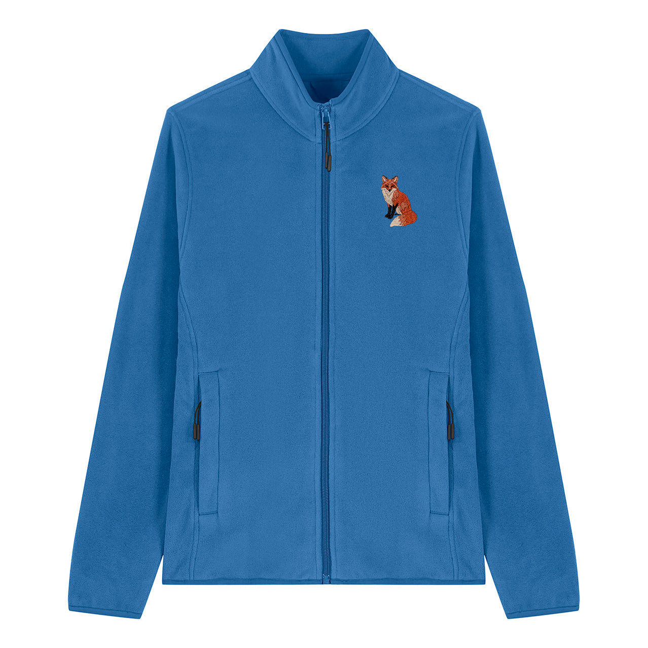 Fox Embroidered Women's Fleece Jacket