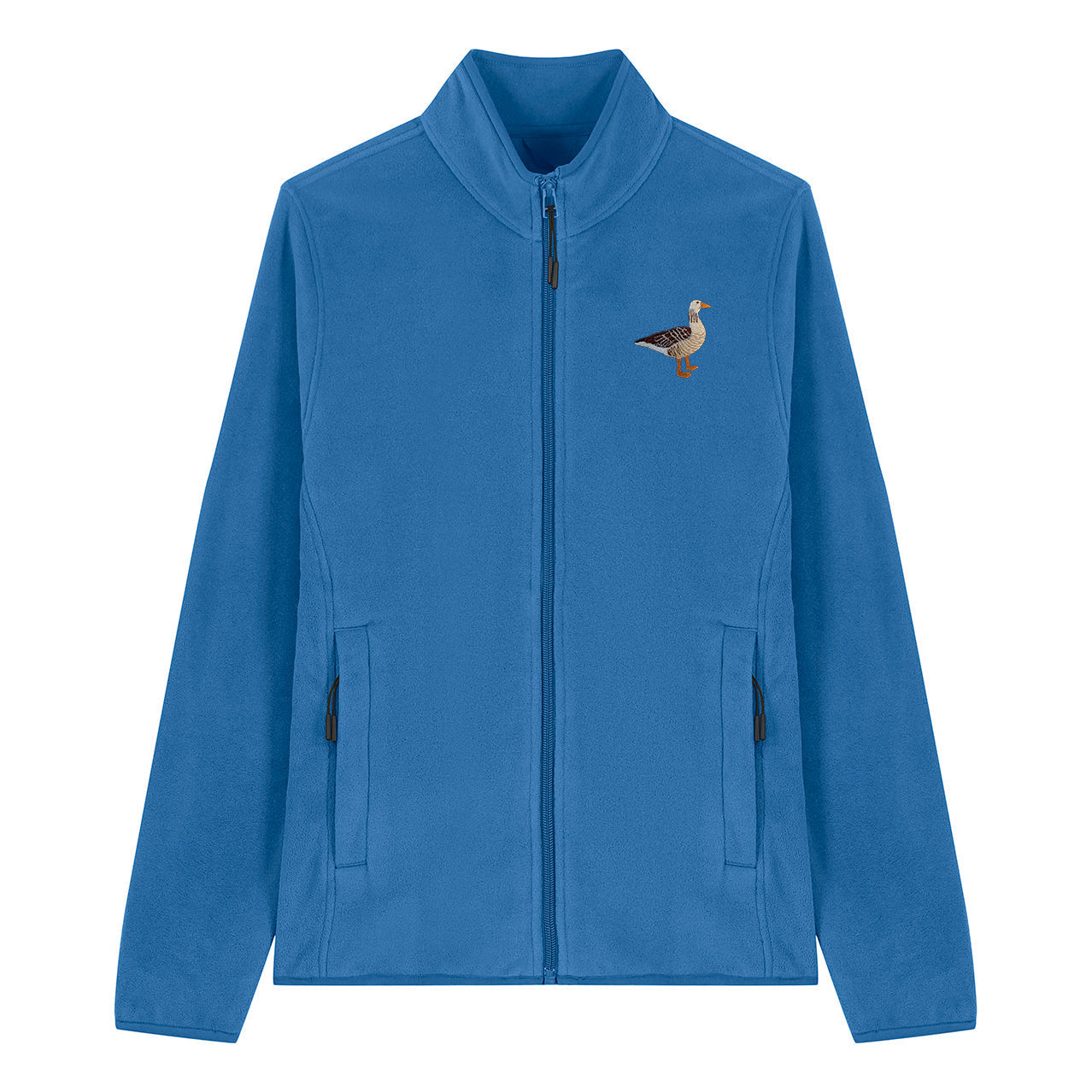 Greylag Goose Embroidered Women's Fleece Jacket