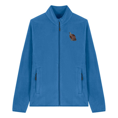 Griffon Vulture Embroidered Women's Fleece Jacket