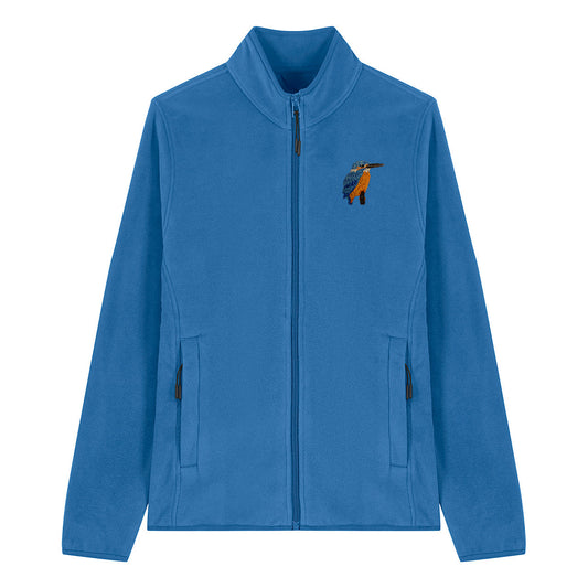 Kingfisher Embroidered Women's Fleece Jacket