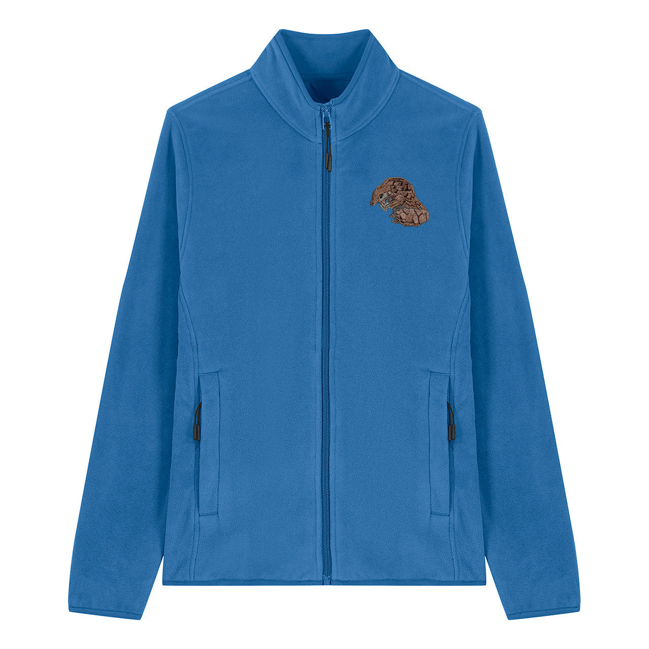 Pangolin Embroidered Women's Fleece Jacket