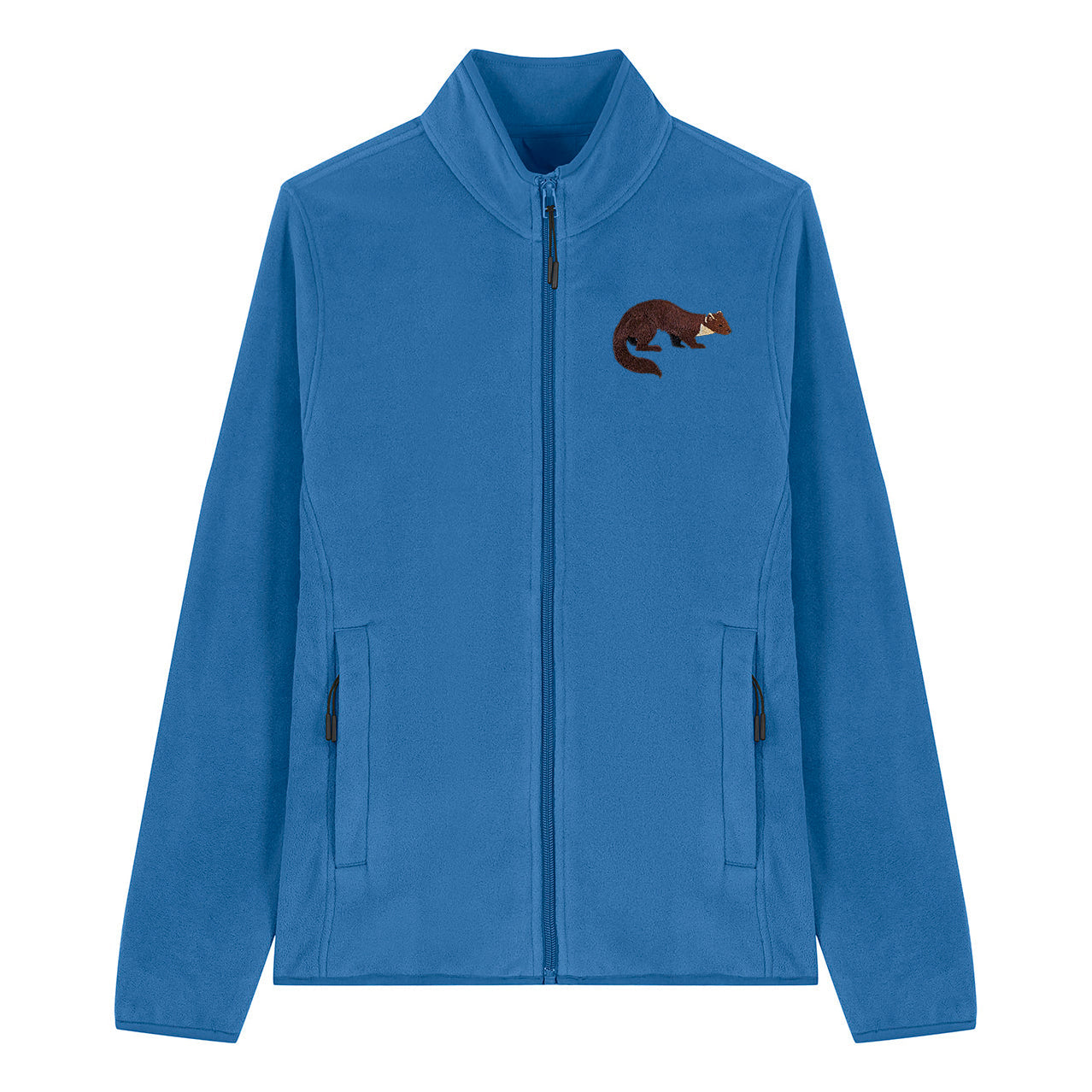 Pine Marten Embroidered Women's Fleece Jacket