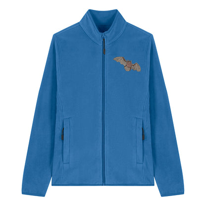 Pipistrelle Bat Embroidered Women's Fleece Jacket