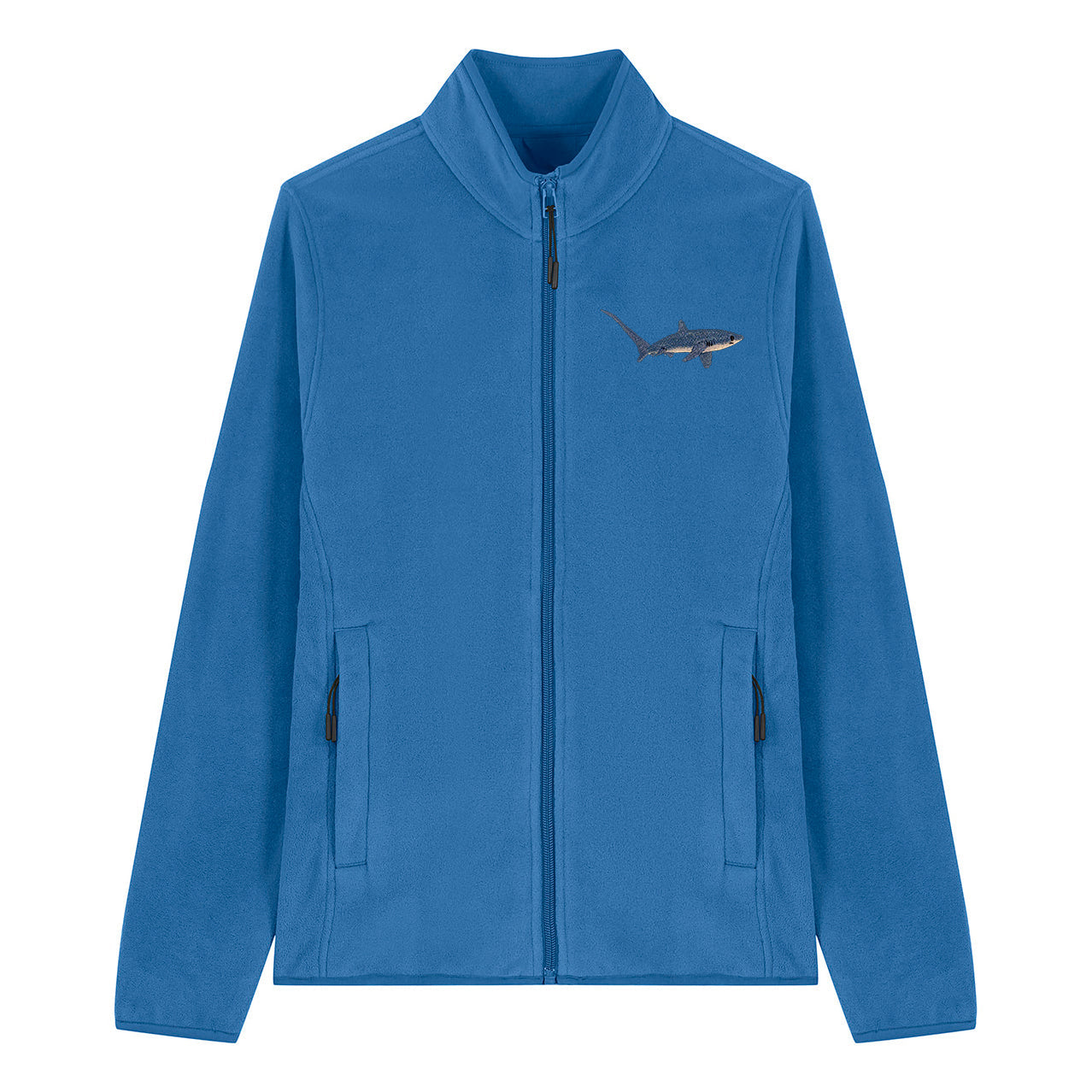 Thresher Shark Embroidered Women's Fleece Jacket