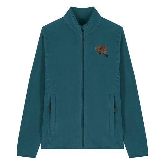 Beaver Riverside Embroidered Women's Fleece Jacket