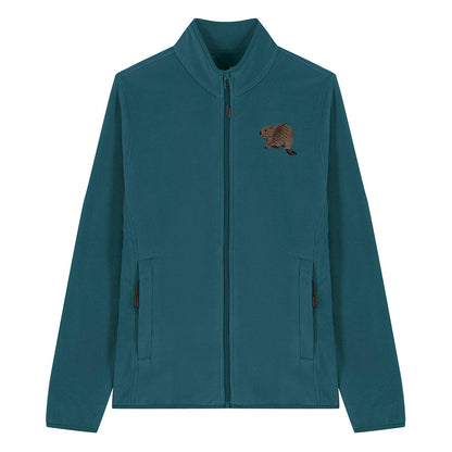 Beaver Riverside Embroidered Women's Fleece Jacket