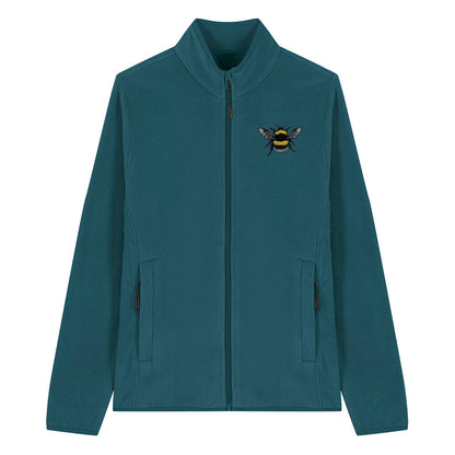 Bumblebee Embroidered Women's Fleece Jacket
