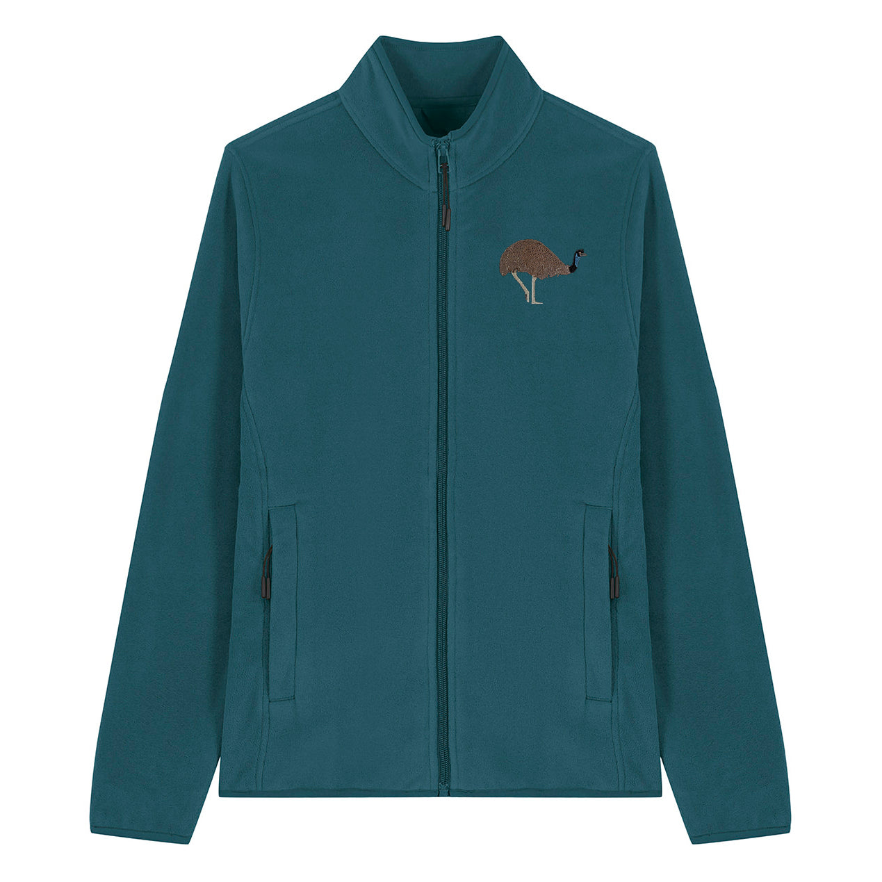 Emu Embroidered Women's Fleece Jacket