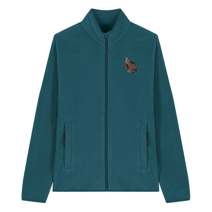 Griffon Vulture Embroidered Women's Fleece Jacket
