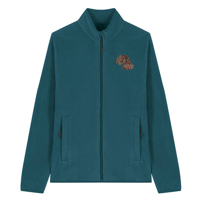 Pangolin Embroidered Women's Fleece Jacket
