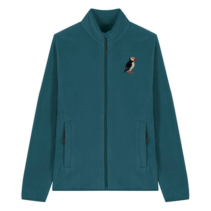 Puffin Embroidered Women's Fleece Jacket