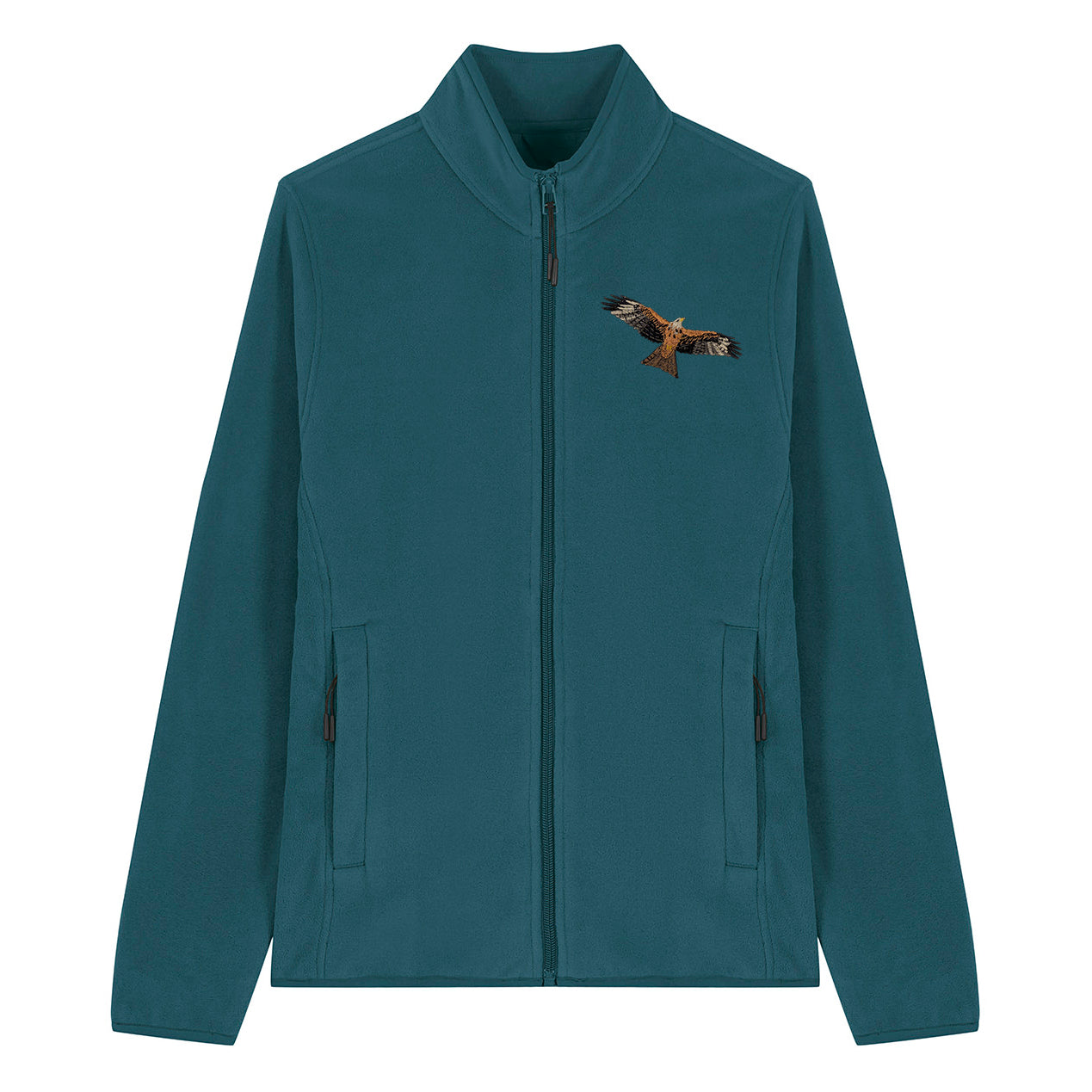 Red Kite Embroidered Women's Fleece Jacket