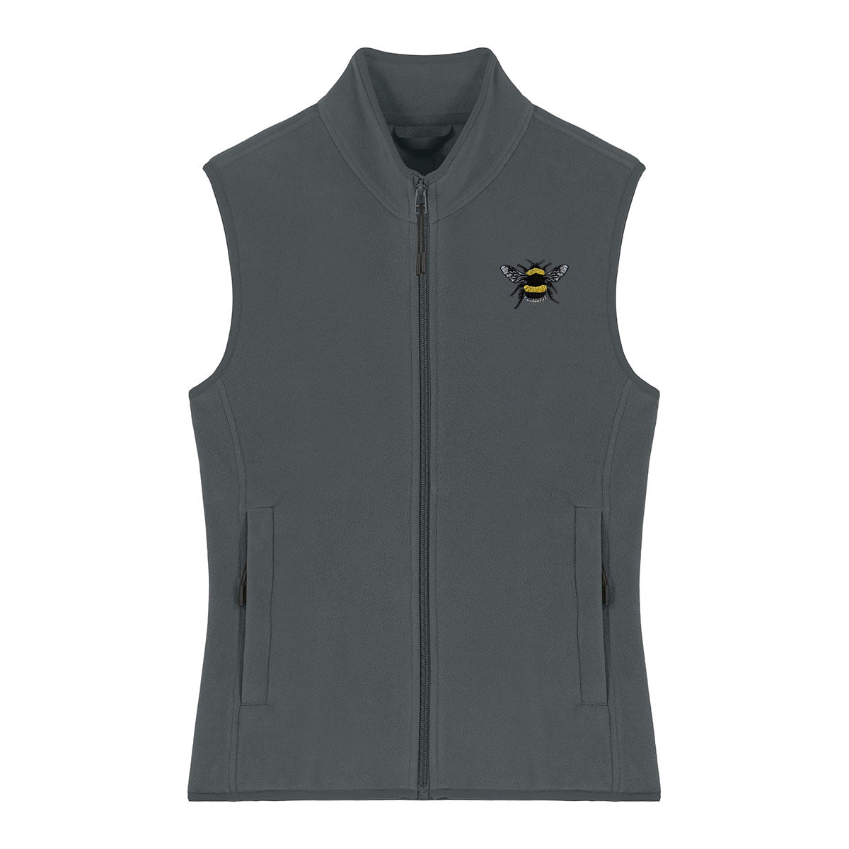 Bumblebee Embroidered Women's Fleece Gilet Bodywarmer