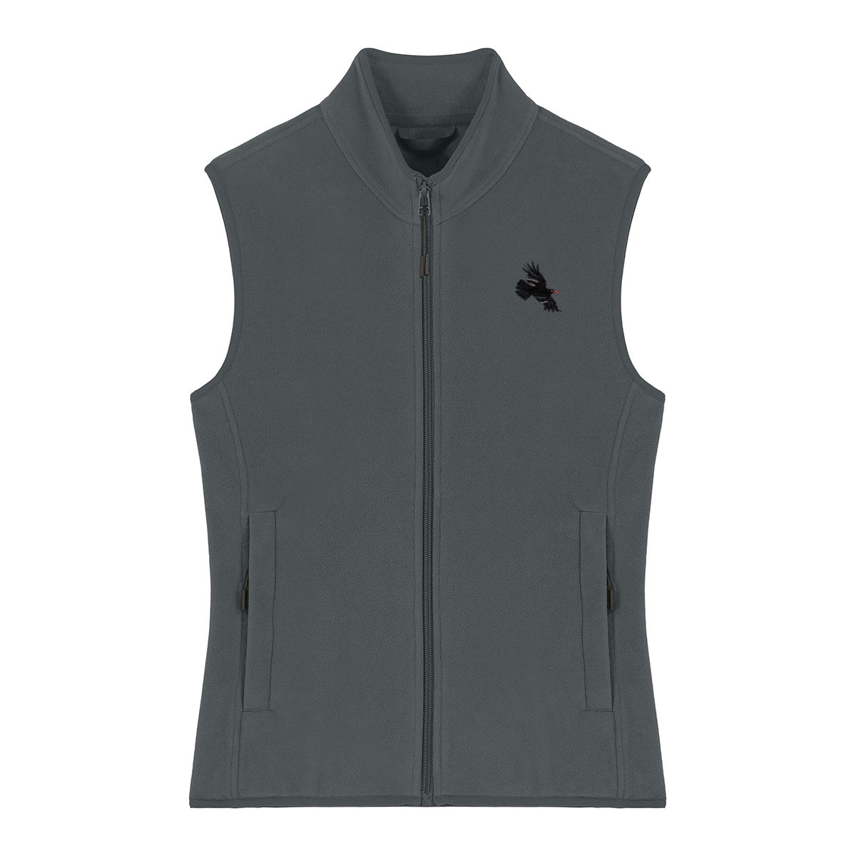 Chough Embroidered Women's Fleece Gilet Bodywarmer