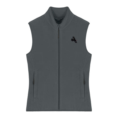 Chough Embroidered Women's Fleece Gilet Bodywarmer