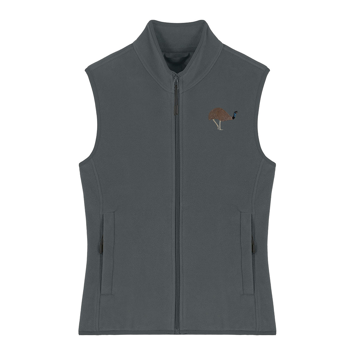 Emu Embroidered Women's Fleece Gilet Bodywarmer
