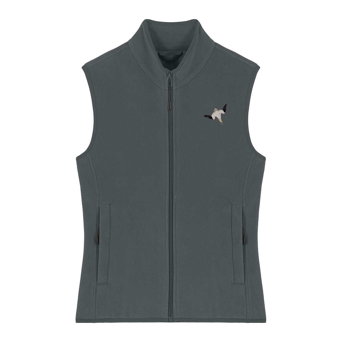 Gannet Embroidered Women's Fleece Gilet Bodywarmer