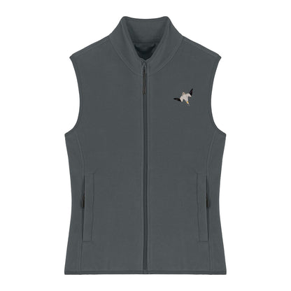 Gannet Embroidered Women's Fleece Gilet Bodywarmer