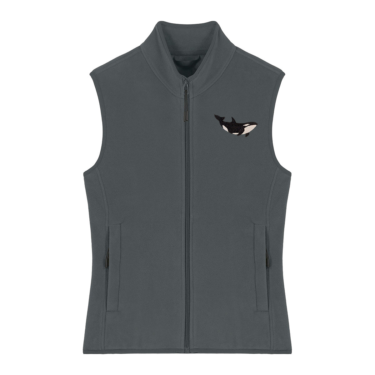 Orca Embroidered Women's Fleece Gilet Bodywarmer