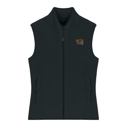 Beaver Riverside Embroidered Women's Fleece Gilet Bodywarmer