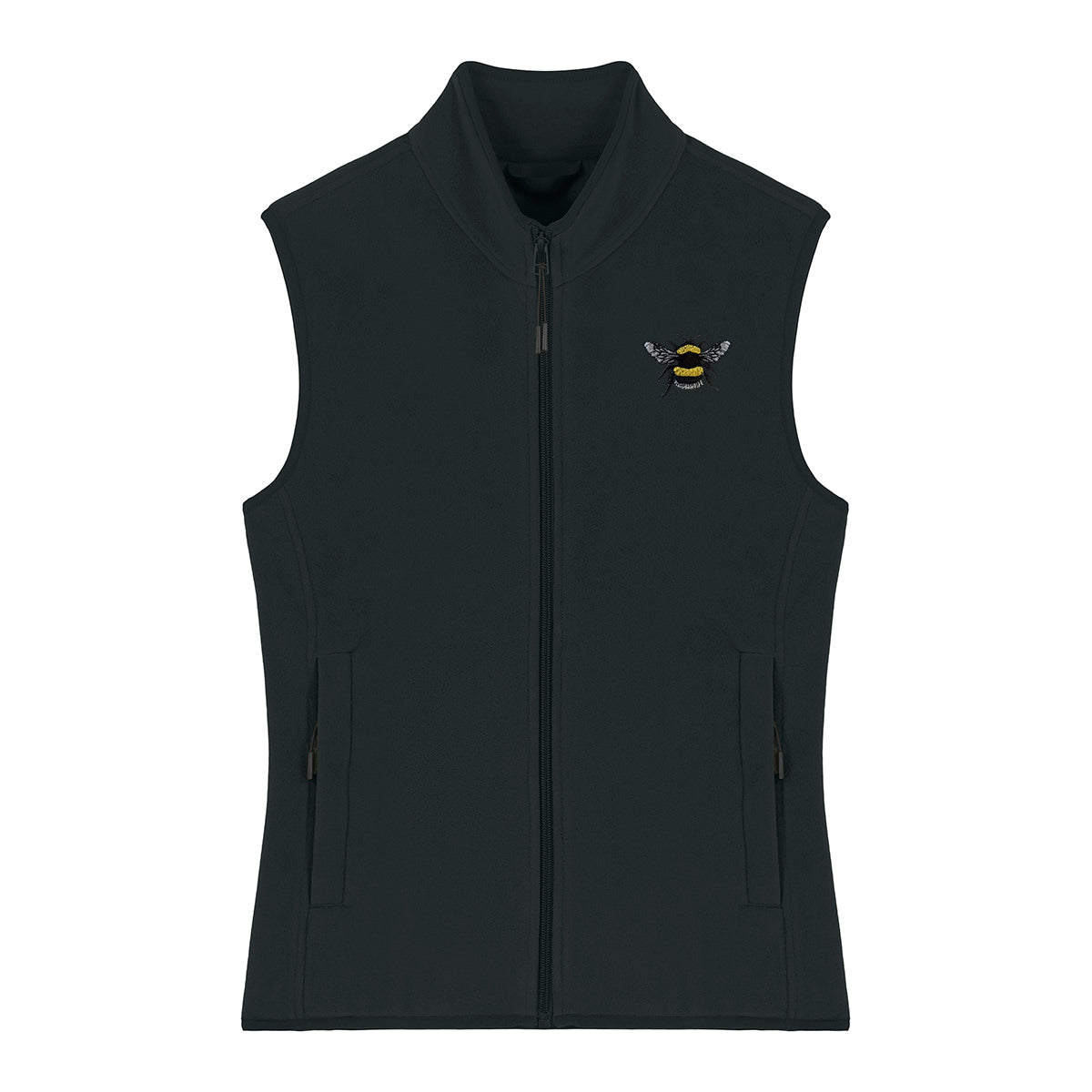 Bumblebee Embroidered Women's Fleece Gilet Bodywarmer