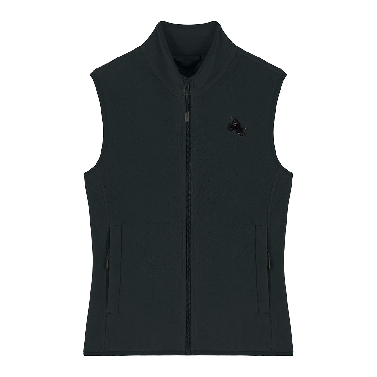 Chough Embroidered Women's Fleece Gilet Bodywarmer