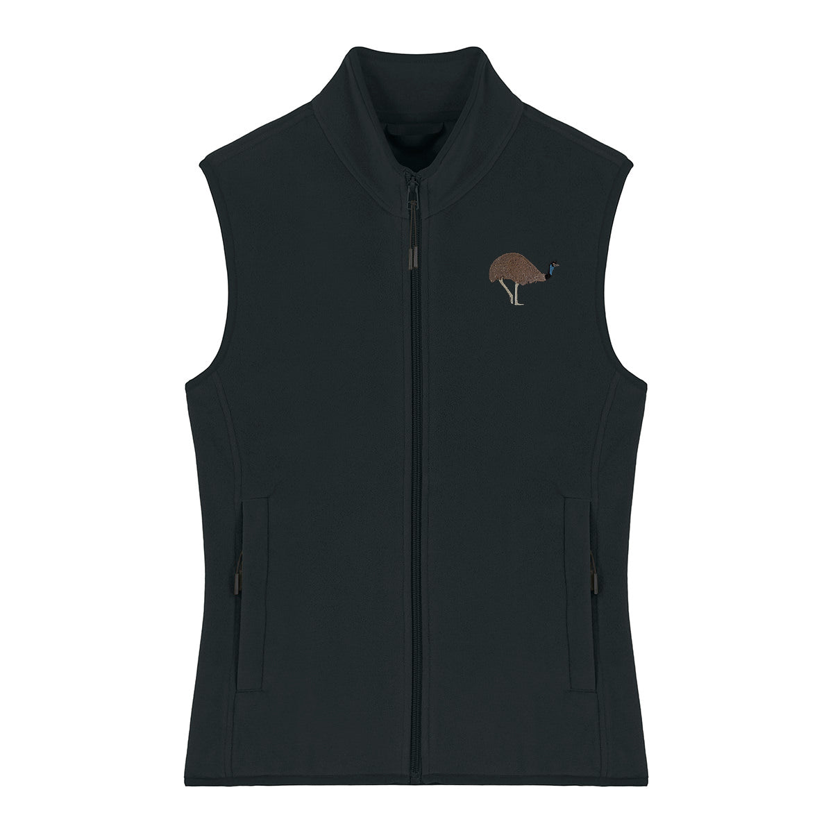 Emu Embroidered Women's Fleece Gilet Bodywarmer