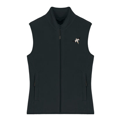Gannet Embroidered Women's Fleece Gilet Bodywarmer