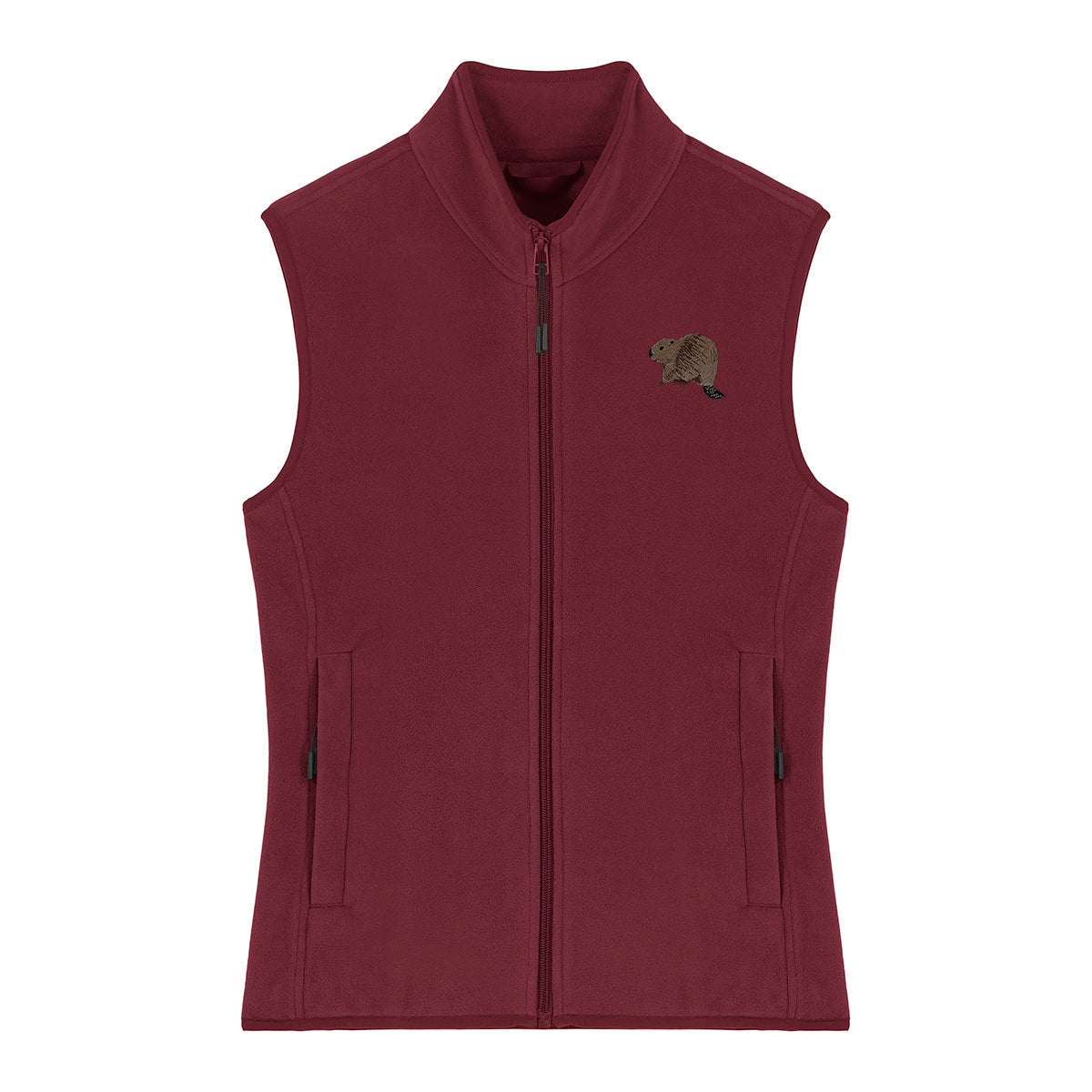 Beaver Riverside Embroidered Women's Fleece Gilet Bodywarmer