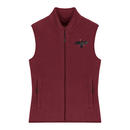 Cormorant Embroidered Women's Fleece Gilet Bodywarmer