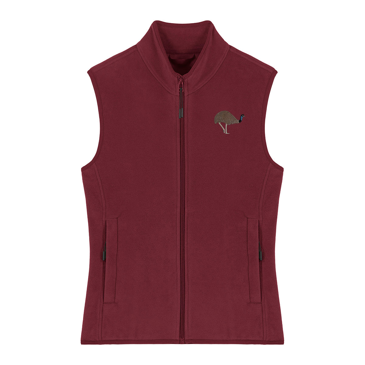 Emu Embroidered Women's Fleece Gilet Bodywarmer