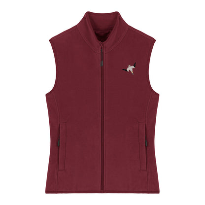 Gannet Embroidered Women's Fleece Gilet Bodywarmer