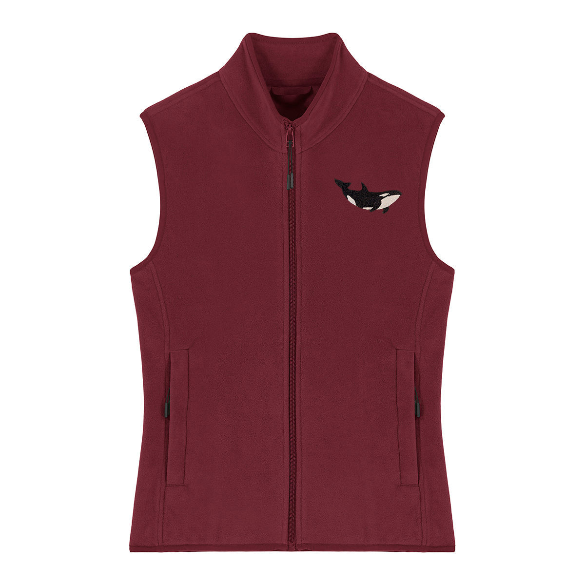Orca Embroidered Women's Fleece Gilet Bodywarmer
