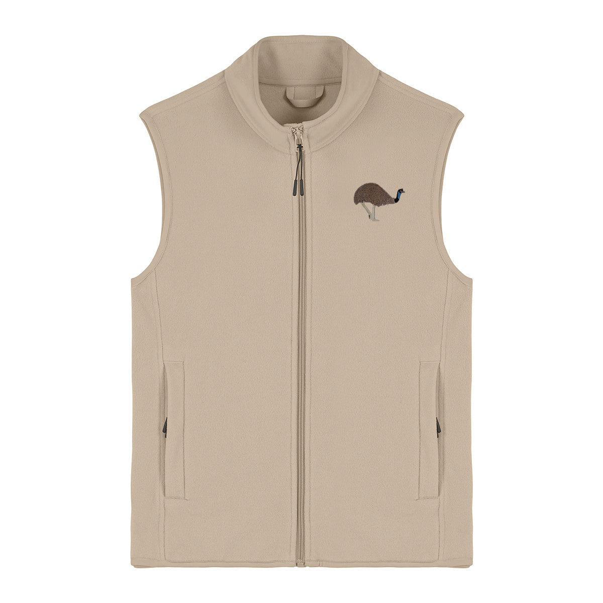 Emu Embroidered Women's Fleece Gilet Bodywarmer
