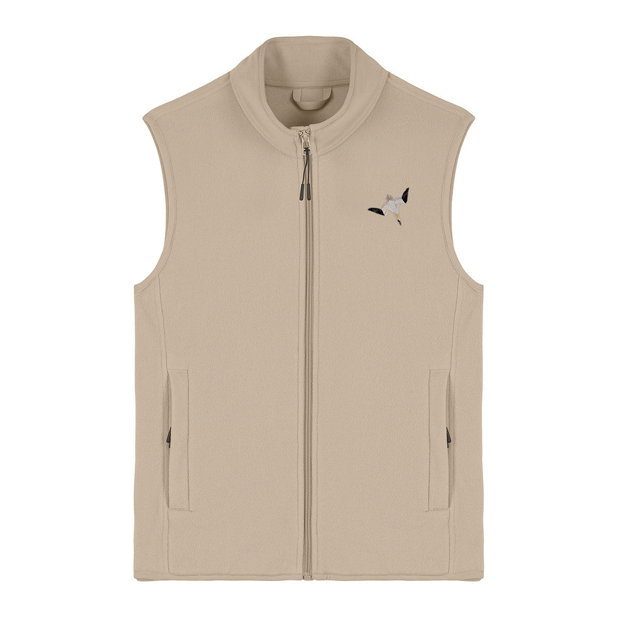 Gannet Embroidered Women's Fleece Gilet Bodywarmer