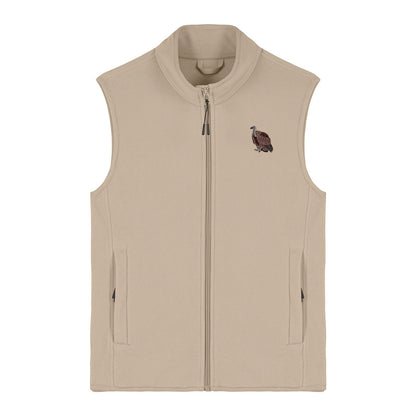 Griffon Vulture Embroidered Women's Fleece Gilet Bodywarmer