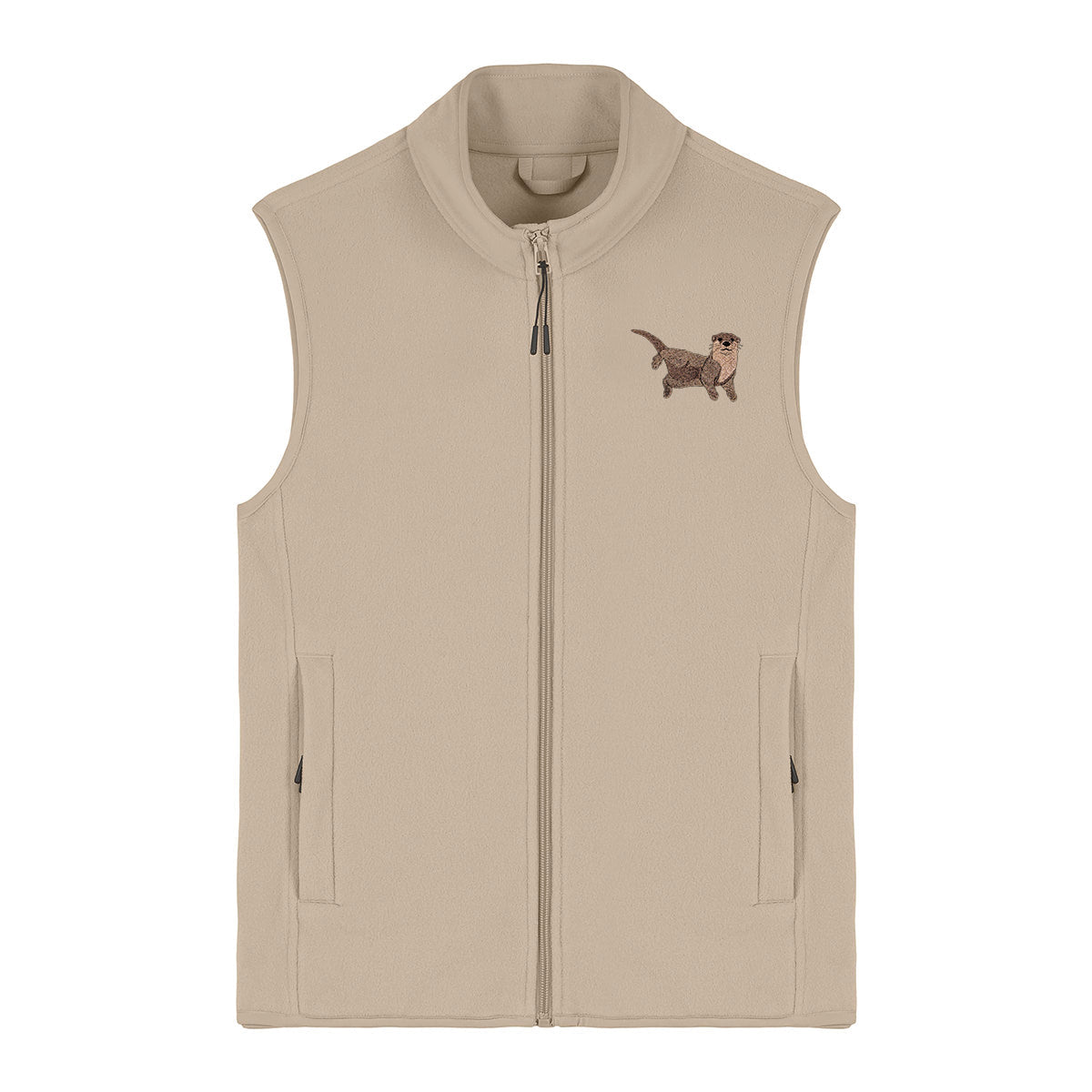 Otter Embroidered Women's Fleece Gilet Bodywarmer