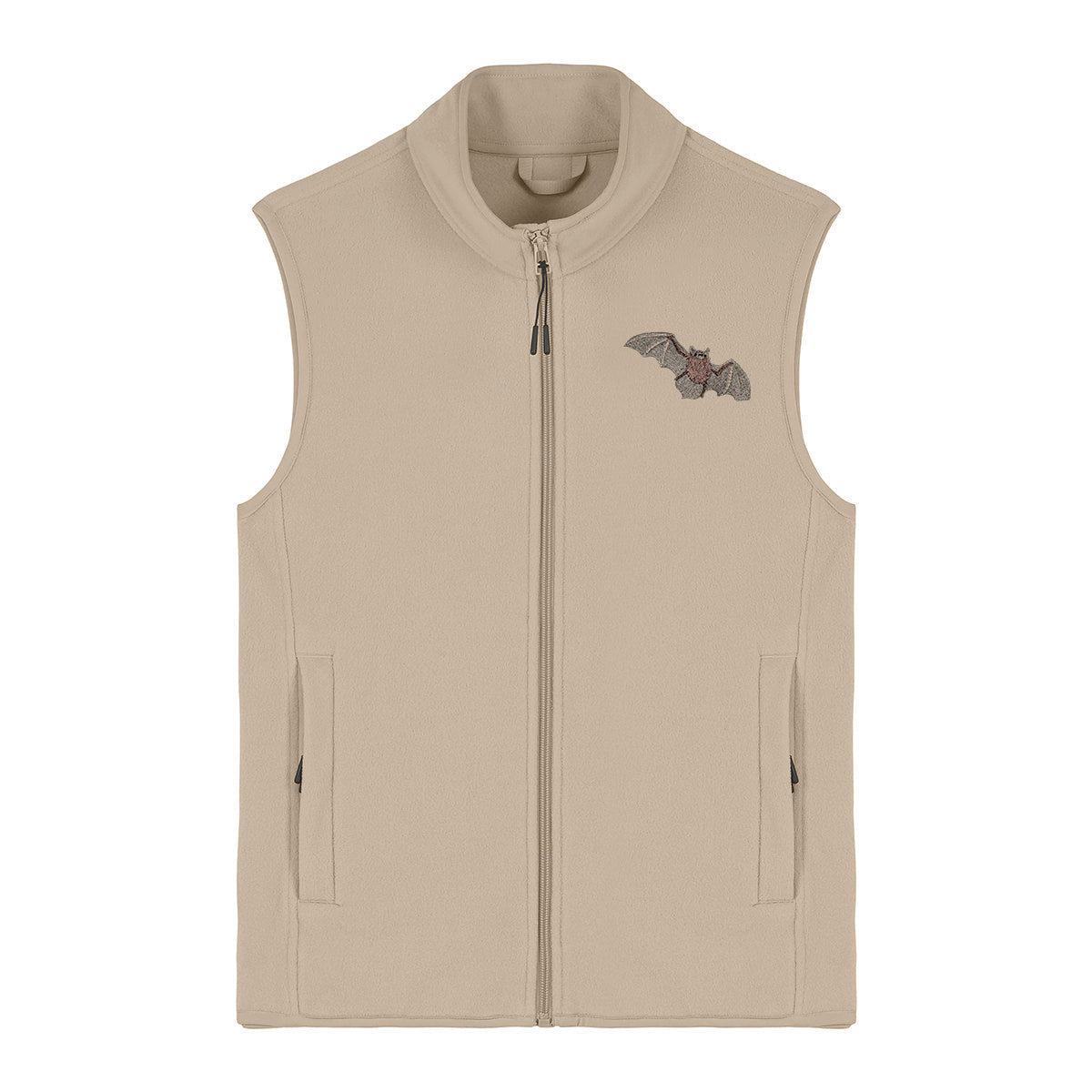 Pipistrelle Bat Embroidered Women's Fleece Gilet Bodywarmer