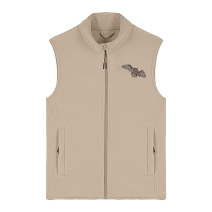 Pipistrelle Bat Embroidered Women's Fleece Gilet Bodywarmer