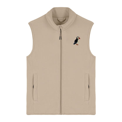 Puffin Embroidered Women's Fleece Gilet Bodywarmer