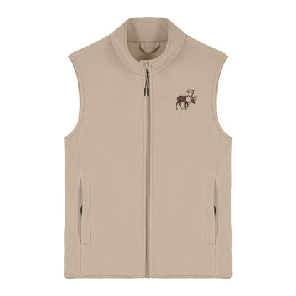 Reindeer Embroidered Women's Fleece Gilet Bodywarmer