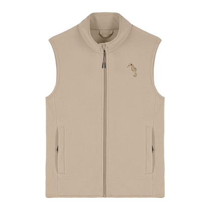 Seahorse Embroidered Women's Fleece Gilet Bodywarmer
