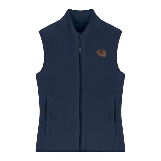 Beaver Riverside Embroidered Women's Fleece Gilet Bodywarmer