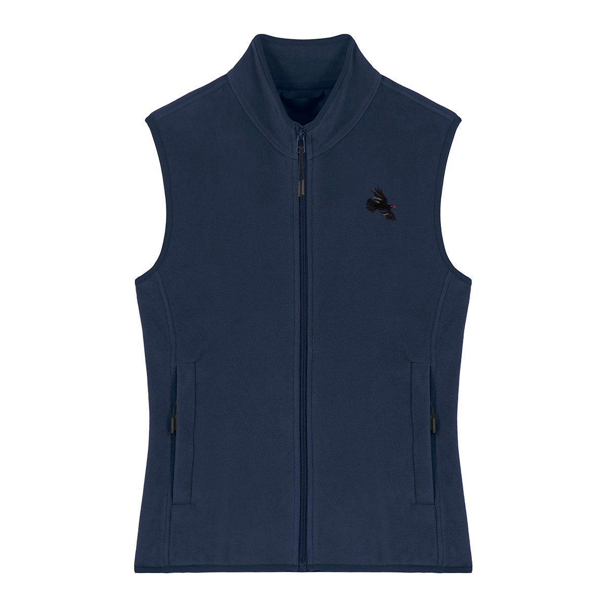Chough Embroidered Women's Fleece Gilet Bodywarmer